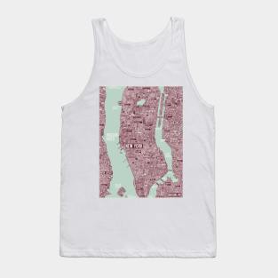 New York city map Tank Top